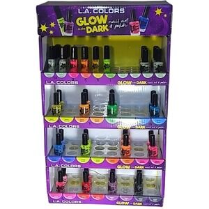 Glow In The Dark Halloween rave club y2k Nail Art kidcore